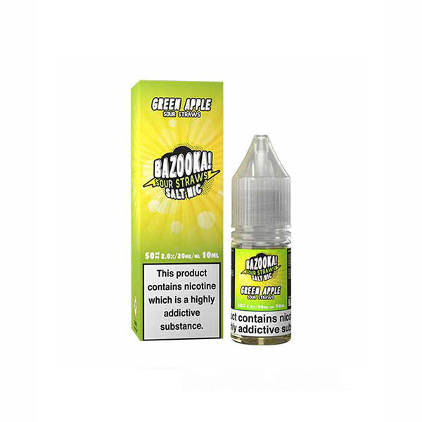 made by: Bazooka price:£3.99 10mg Bazooka Sour Straws 10ml Nic Salts (50VG/50PG) next day delivery at Vape Street UK