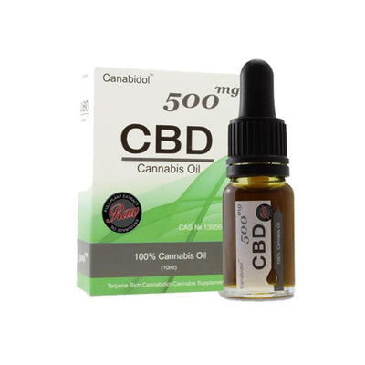 made by: Canabidol price:£37.98 Canabidol 500mg CBD Raw Cannabis Oil Drops 10ml next day delivery at Vape Street UK