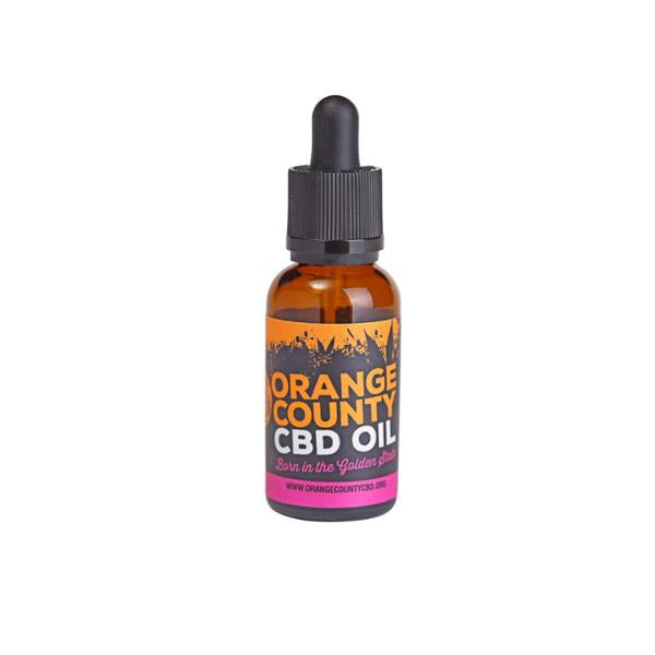 made by: Orange County price:£49.99 Orange County CBD 1000mg 30ml MCT Oil - Organic Coconut Oil next day delivery at Vape Street UK