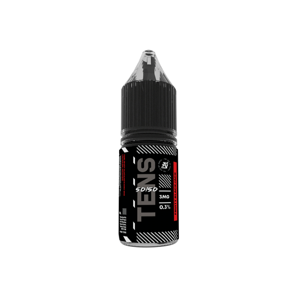 made by: Tens price:£19.00 18mg Tens 50/50 10ml (50VG/50PG) - Pack Of 10 next day delivery at Vape Street UK