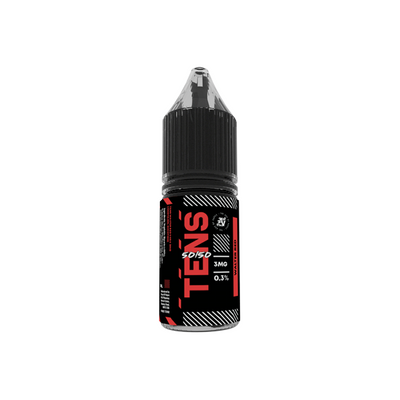 made by: Tens price:£19.00 18mg Tens 50/50 10ml (50VG/50PG) - Pack Of 10 next day delivery at Vape Street UK