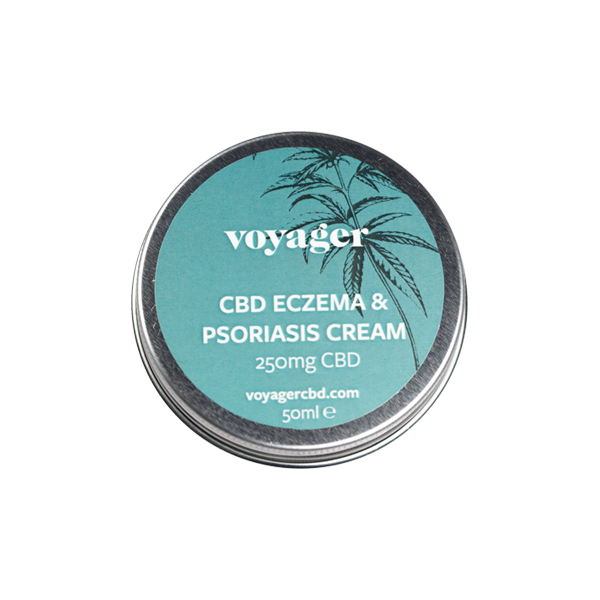 made by: Voyager price:£14.14 Voyager 250mg CBD Eczema & Psoriasis Cream - 50ml next day delivery at Vape Street UK