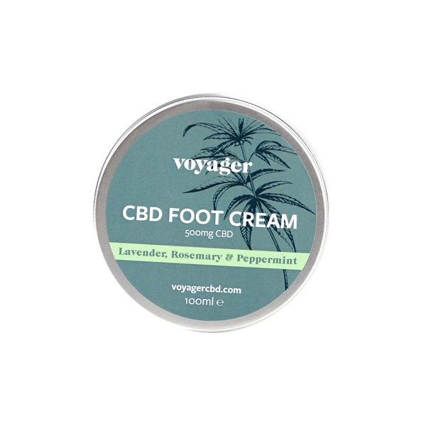 made by: Voyager price:£14.14 Voyager 500mg CBD Foot Cream - 100ml next day delivery at Vape Street UK