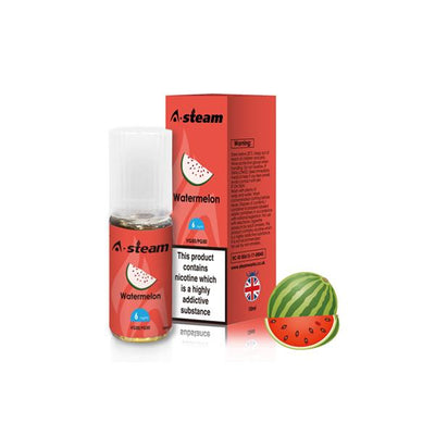 made by: A Steam price:£1.73 A-Steam Fruit Flavours 18MG 10ML (50VG/50PG) next day delivery at Vape Street UK