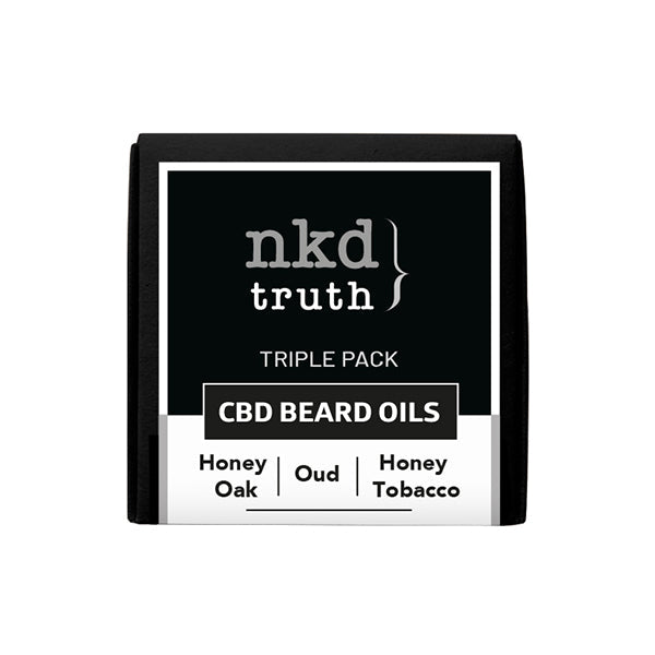 made by: NKD price:£19.90 NKD 50mg CBD Infused Speciality Beard Oils Gift Set next day delivery at Vape Street UK