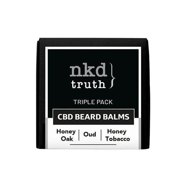 made by: NKD price:£21.00 NKD 300mg CBD Infused Speciality Beard Balm Gift Set next day delivery at Vape Street UK