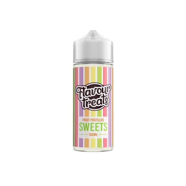 made by: Ohm Boy price:£12.50 Flavour Treats Sweets by Ohm Boy 100ml Shortfill 0mg (70VG/30PG) next day delivery at Vape Street UK