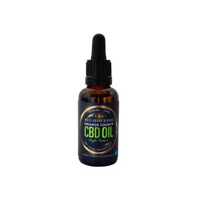 made by: Orange County price:£51.99 Orange County CBD 1000mg Flavoured Tincture Oil 30ml next day delivery at Vape Street UK