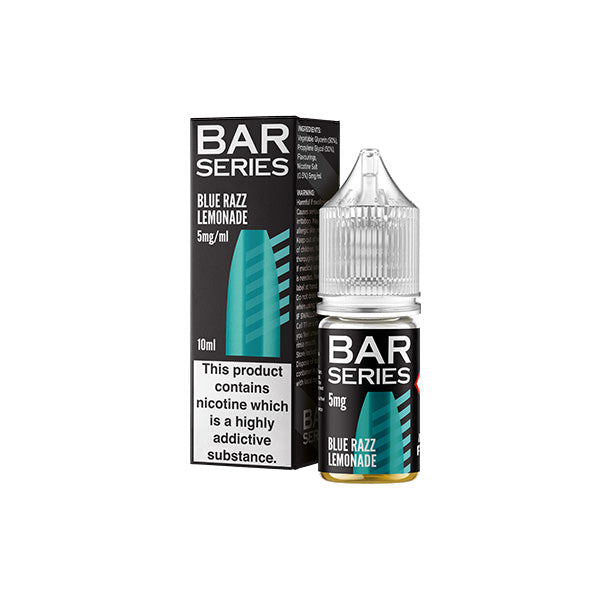 made by: Bar Series price:£3.99 5mg Bar Series Nic Salts 10ml (50VG/50PG) next day delivery at Vape Street UK