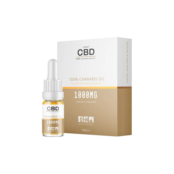 made by: CBD by British Cannabis price:£66.48 CBD by British Cannabis 1000mg CBD Cannabis Oil - 10ml next day delivery at Vape Street UK