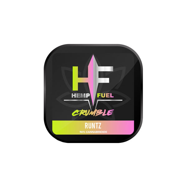 made by: Hemp Fuel price:£9.31 Hemp Fuel 85% Broad Spectrum CBD Crumble Runtz - 1g next day delivery at Vape Street UK