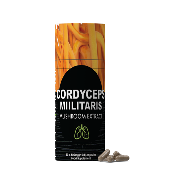 made by: Feel Supreme price:£31.35 Feel Supreme 30000mg Cordycerps Militaris Capsules - 60 Caps next day delivery at Vape Street UK