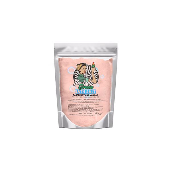 made by: Green Apron price:£5.07 Lady Green 20mg CBD Raspberry & Vanilla Bath Salts - 150g next day delivery at Vape Street UK