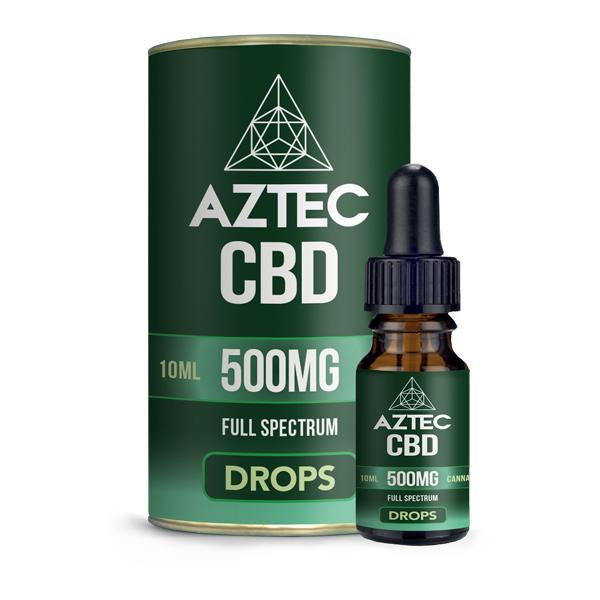 made by: Aztec CBD price:£23.52 Aztec CBD Full Spectrum Hemp Oil 500mg CBD 10ml next day delivery at Vape Street UK