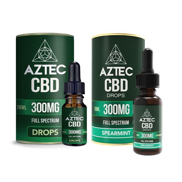 made by: Aztec CBD price:£11.03 Aztec CBD Full Spectrum Hemp Oil 300mg CBD 10ml next day delivery at Vape Street UK