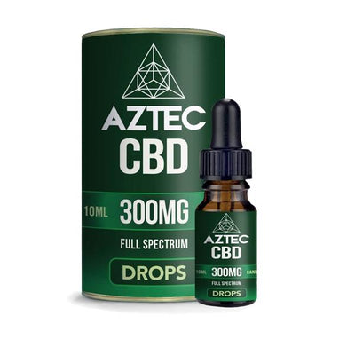 made by: Aztec CBD price:£11.03 Aztec CBD Full Spectrum Hemp Oil 300mg CBD 10ml next day delivery at Vape Street UK