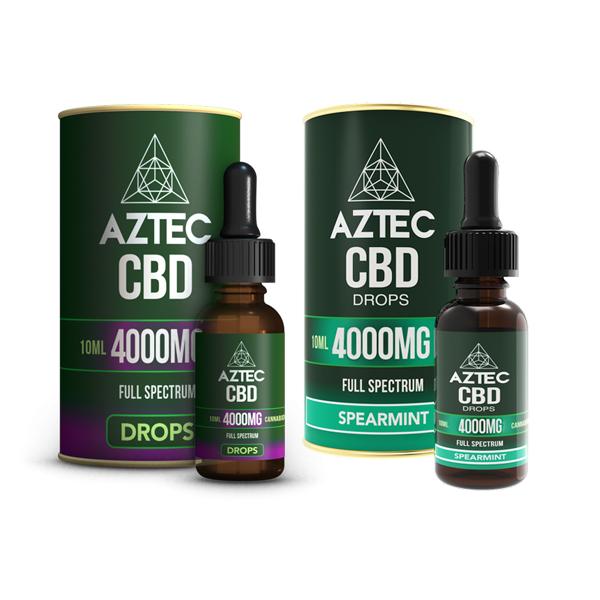 made by: Aztec CBD price:£23.52 Aztec CBD Full Spectrum Hemp Oil 4000mg CBD 10ml next day delivery at Vape Street UK