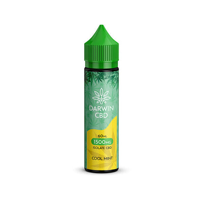 made by: Darwin price:£8.93 Darwin 1500mg CBD Isolate E-Liquid 60ml next day delivery at Vape Street UK