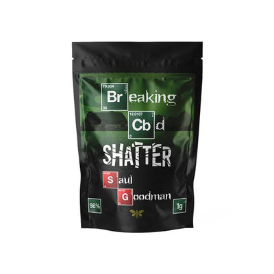 made by: Breaking Bad price:£7.98 Breaking CBD 98% CBD Shatter - 1g next day delivery at Vape Street UK