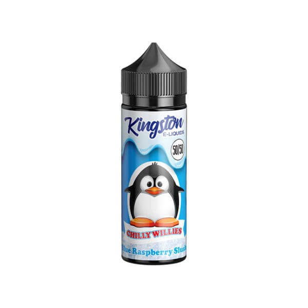 made by: Kingston price:£7.00 Kingston Chilly Willies 120ml Shortfill 0mg (50VG/50PG) next day delivery at Vape Street UK