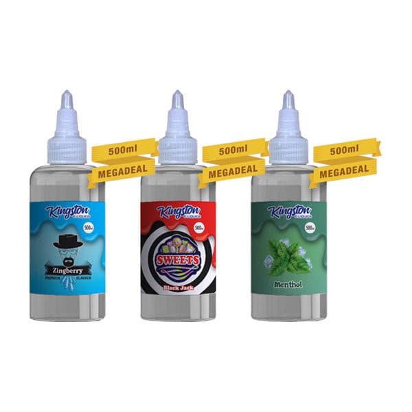 made by: Kingston price:£26.00 Kingston 500ml Shortfill 0mg (70VG/30PG) next day delivery at Vape Street UK