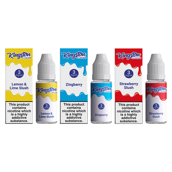 made by: Kingston price:£1.50 Kingston 6mg 10ml E-liquids (50VG/50PG) next day delivery at Vape Street UK