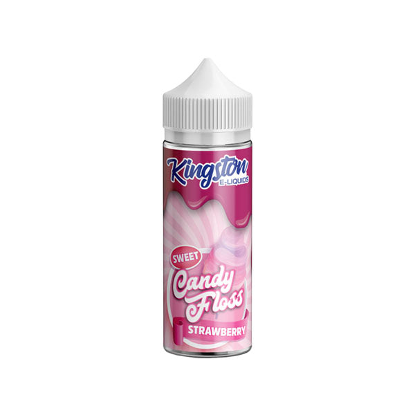 made by: Kingston price:£6.00 Kingston Sweet Candy Floss 120ml Shortfill 0mg (70VG/30PG) next day delivery at Vape Street UK