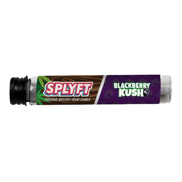 made by: SPLYFT price:£6.30 SPLYFT Cannabis Terpene Infused Hemp Blunt Cones – Blackberry Kush next day delivery at Vape Street UK