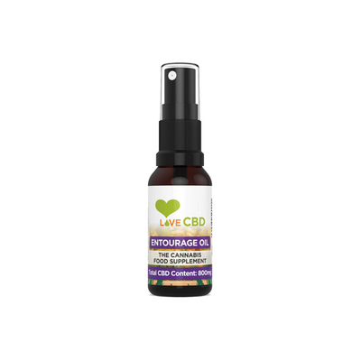 made by: Love CBD price:£38.95 Love CBD 800mg Entourage CBD Oil Spray - 20ml next day delivery at Vape Street UK