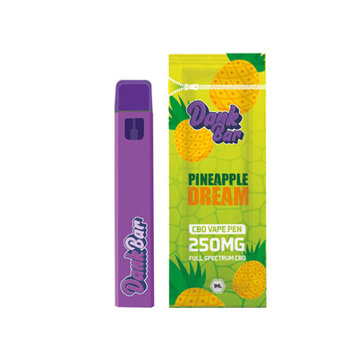 made by: Purple Dank price:£10.71 Dank Bar 250mg Full Spectrum CBD Vape Disposable by Purple Dank - 12 flavours next day delivery at Vape Street UK