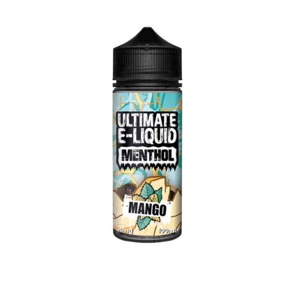 made by: Ultimate E-liquid price:£12.50 Ultimate E-liquid Menthol by Ultimate Puff 100ml Shortfill 0mg (70VG/30PG) next day delivery at Vape Street UK