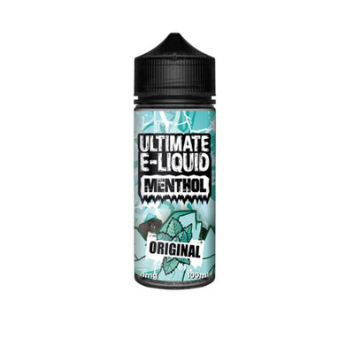 made by: Ultimate E-liquid price:£12.50 Ultimate E-liquid Menthol by Ultimate Puff 100ml Shortfill 0mg (70VG/30PG) next day delivery at Vape Street UK