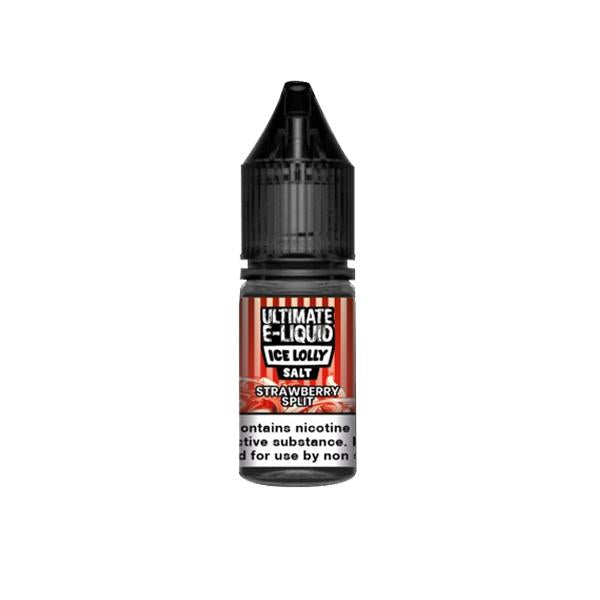 made by: Ultimate E-liquid price:£3.99 10mg Ultimate E-liquid Ice Lolly Nic Salts 10ml (50VG/50PG) next day delivery at Vape Street UK