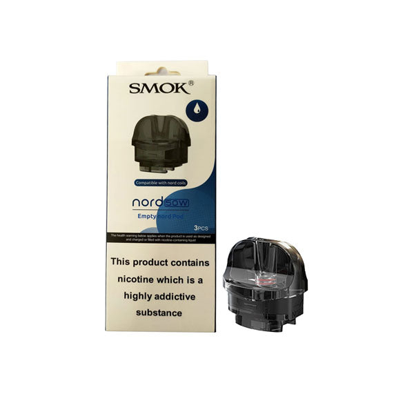 made by: Smok price:£4.56 Smok Nord 50W Nord Replacement Pods Large next day delivery at Vape Street UK