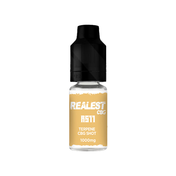 made by: Realest CBD price:£15.00 Realest CBD 1000mg Terpene Infused CBG Booster Shot 10ml (BUY 1 GET 1 FREE) next day delivery at Vape Street UK