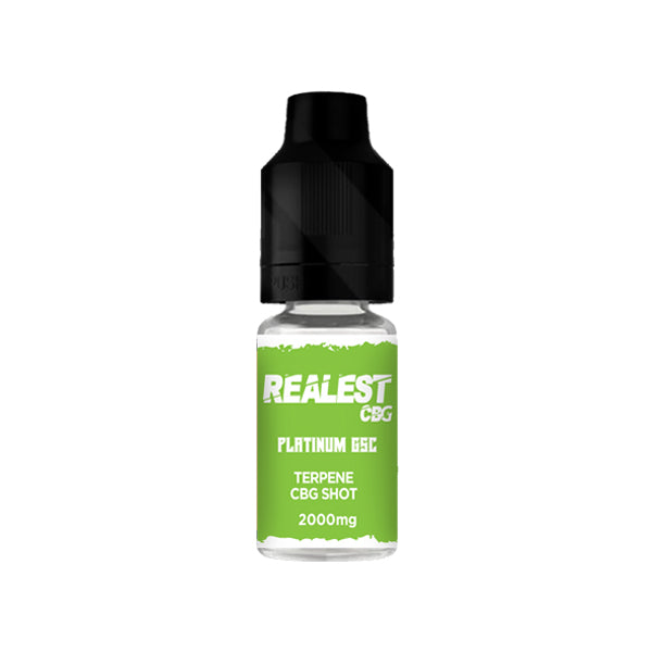 made by: Realest CBD price:£22.50 Realest CBD 2000mg Terpene Infused CBG Booster Shot 10ml (BUY 1 GET 1 FREE) next day delivery at Vape Street UK