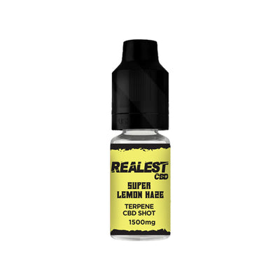 made by: Realest CBD price:£15.50 Realest CBD 1500mg Terpene Infused CBD Booster Shot 10ml (BUY 1 GET 1 FREE) next day delivery at Vape Street UK