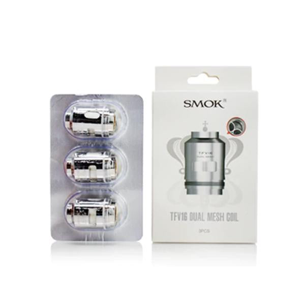 made by: Smok price:£9.84 Smok TFV16 Mesh Coils Single / Dual / Triple next day delivery at Vape Street UK