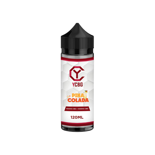 made by: yCBG price:£39.90 yCBG 1000mg CBD + 1000mg CBG E-liquid 120ml (BUY 1 GET 1 FREE) next day delivery at Vape Street UK