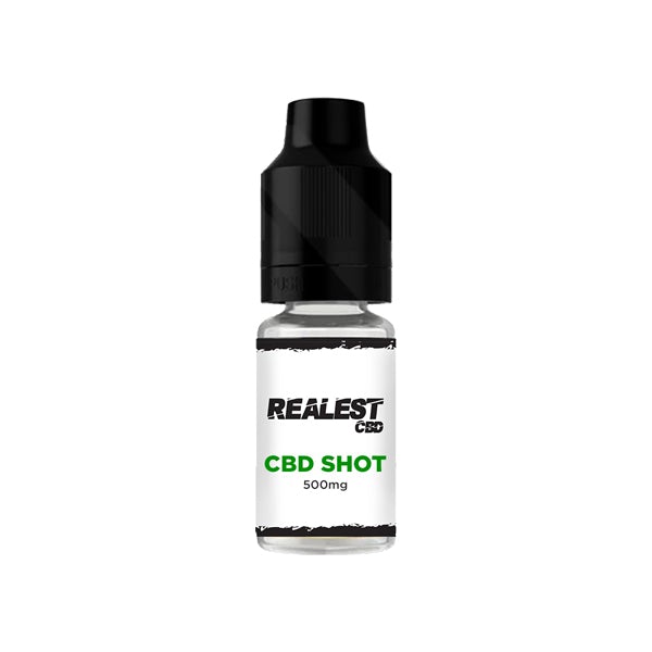 made by: Realest CBD price:£7.90 Realest CBD 500mg CBD E-Liquid Booster Shot 10ml next day delivery at Vape Street UK