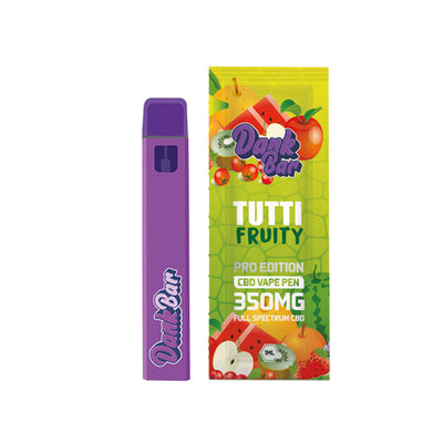 made by: Purple Dank price:£9.90 Dank Bar Pro Edition 350mg Full Spectrum CBD Vape Disposable by Purple Dank - 12 flavours next day delivery at Vape Street UK