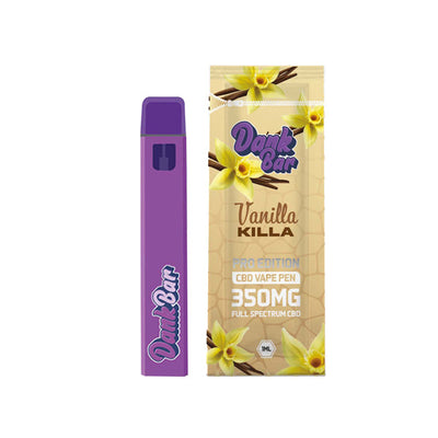 made by: Purple Dank price:£9.90 Dank Bar Pro Edition 350mg Full Spectrum CBD Vape Disposable by Purple Dank - 12 flavours next day delivery at Vape Street UK