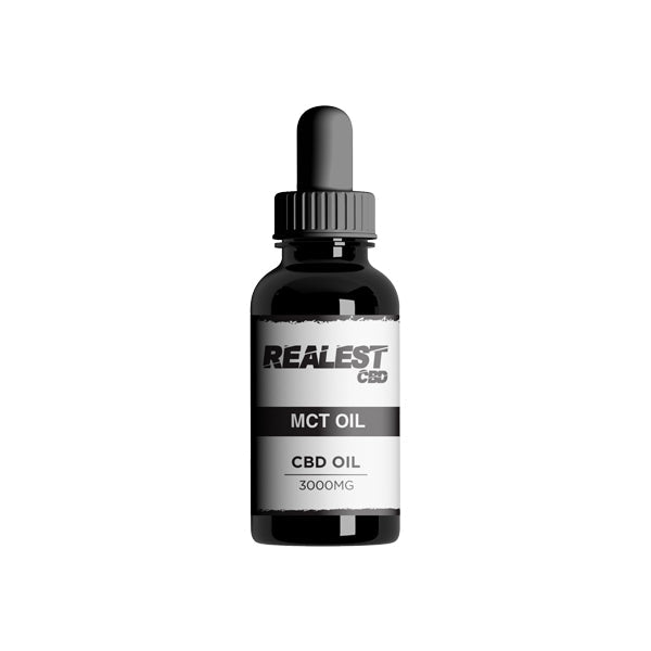 made by: Realest CBD price:£61.75 Realest CBD 3000mg CBD MCT Oil - 30ml (BUY 1 GET 1 FREE) next day delivery at Vape Street UK