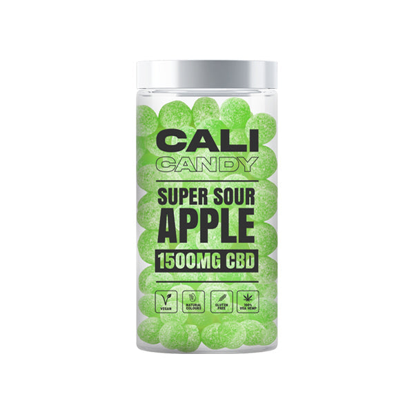 made by: The Cali CBD Co price:£15.11 CALI CANDY 1500mg CBD Vegan Sweets (Large) - 10 Flavours next day delivery at Vape Street UK