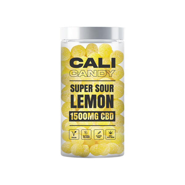 made by: The Cali CBD Co price:£15.11 CALI CANDY 1500mg CBD Vegan Sweets (Large) - 10 Flavours next day delivery at Vape Street UK