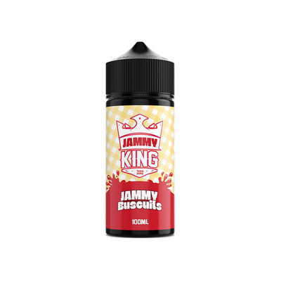 made by: King E-Liquids price:£12.50 Jammy King 100ml Shortfill 0mg (70VG/30PG) next day delivery at Vape Street UK