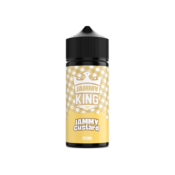 made by: King E-Liquids price:£12.50 Jammy King 100ml Shortfill 0mg (70VG/30PG) next day delivery at Vape Street UK