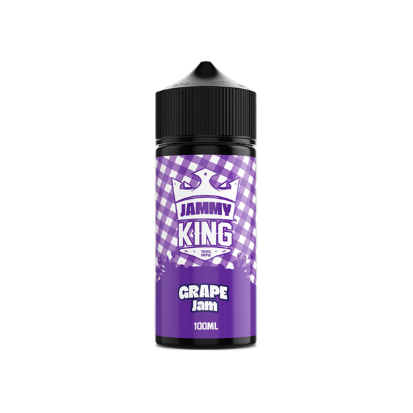 made by: King E-Liquids price:£12.50 Jammy King 100ml Shortfill 0mg (70VG/30PG) next day delivery at Vape Street UK