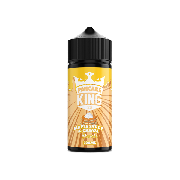 made by: King E-Liquids price:£12.50 Pancake King 100ml Shortfill 0mg (70VG/30PG) next day delivery at Vape Street UK