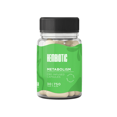 made by: Hembiotic price:£37.91 Hembiotic 750mg CBD Capsules - 30 Caps next day delivery at Vape Street UK